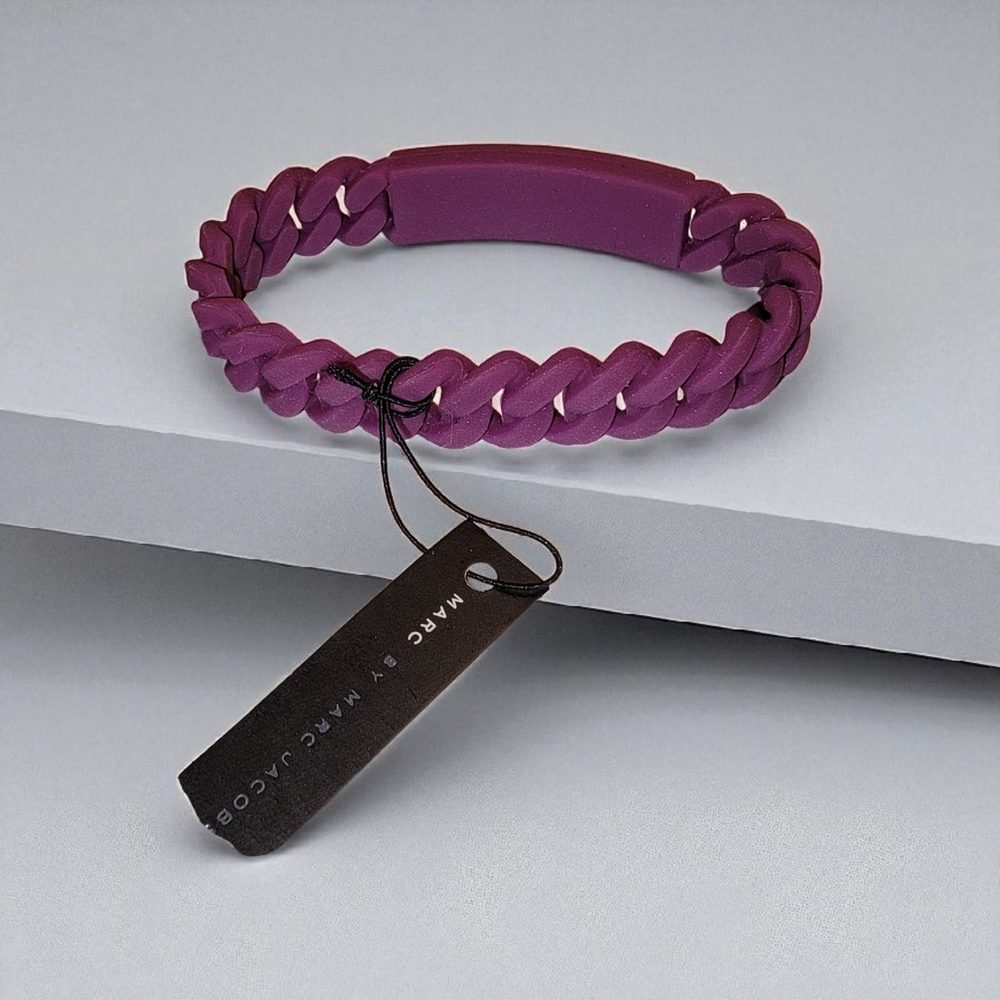 Marc Jacobs Purple Braided Bracelet - Picture 2 of 3